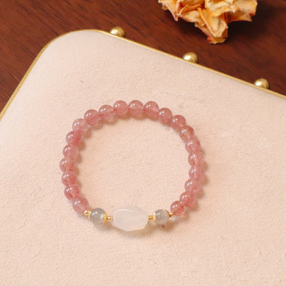 幸運草莓晶手鏈系列