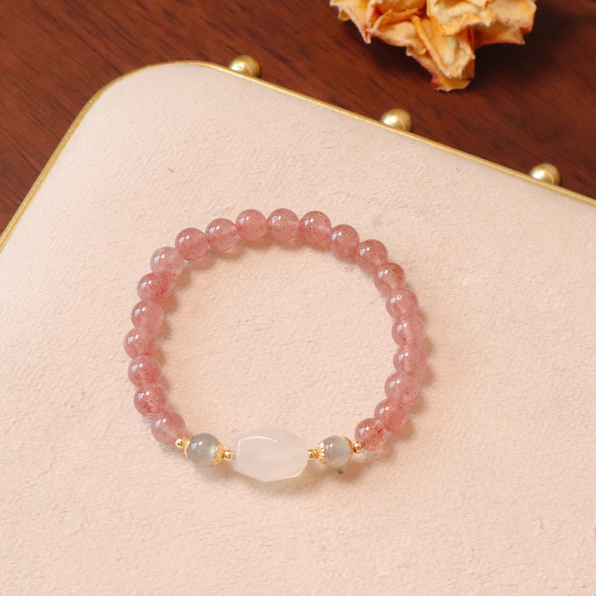 幸運草莓晶手鏈系列