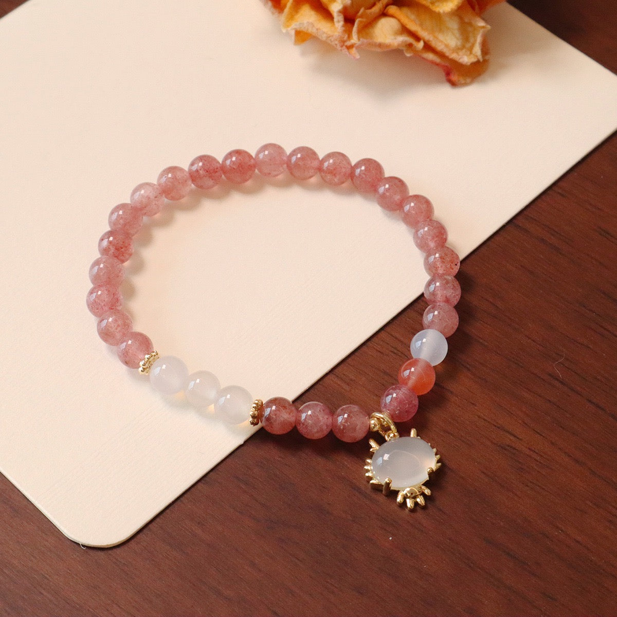 幸運草莓晶手鏈系列