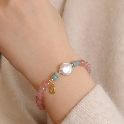 幸運草莓晶手鏈系列