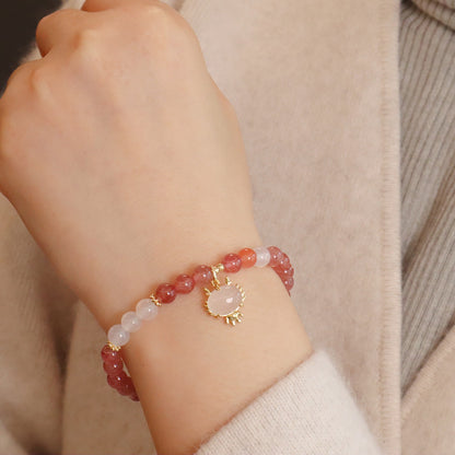 幸運草莓晶手鏈系列