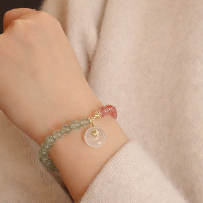 幸運草莓晶手鏈系列