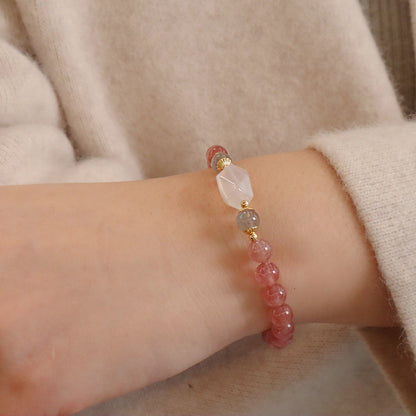 幸運草莓晶手鏈系列