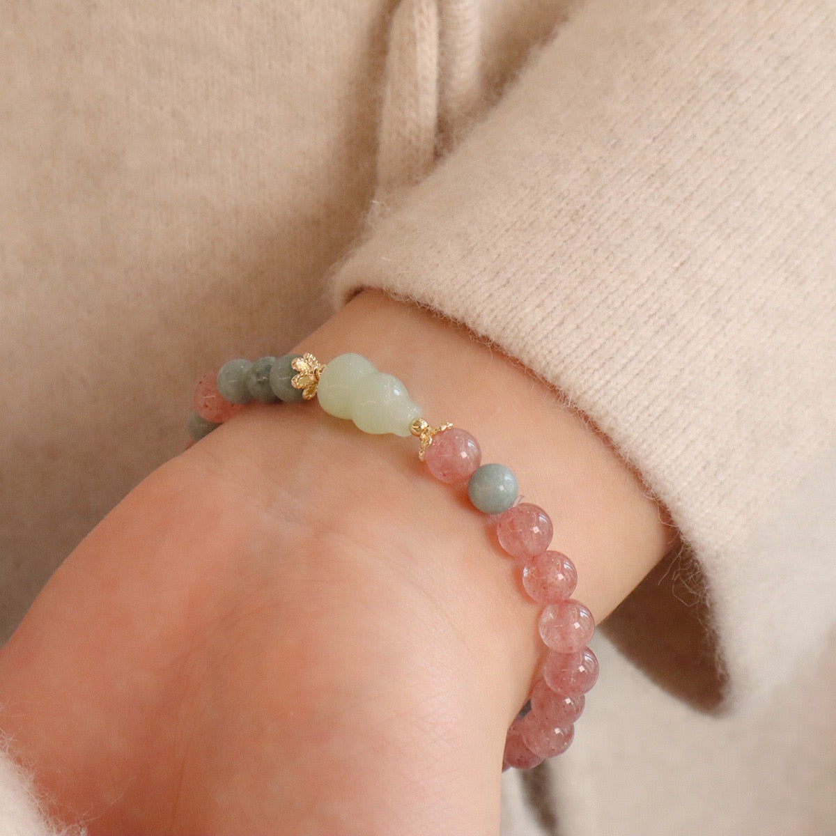 幸運草莓晶手鏈系列