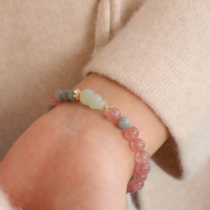 幸運草莓晶手鏈系列