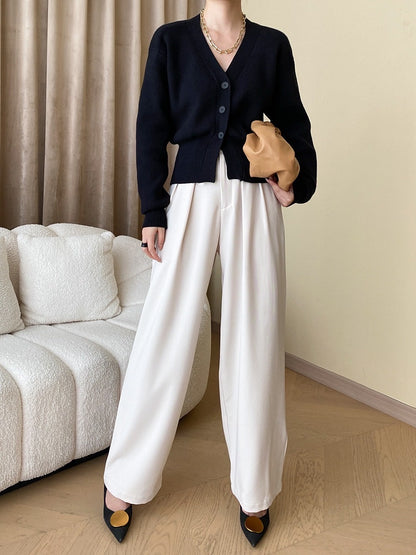 Waist-cinching knit cardigan