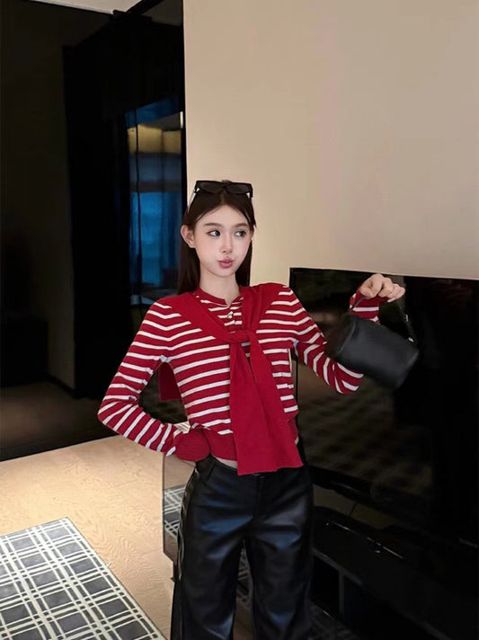 Design-Savvy Colorblock Knit Cardigan