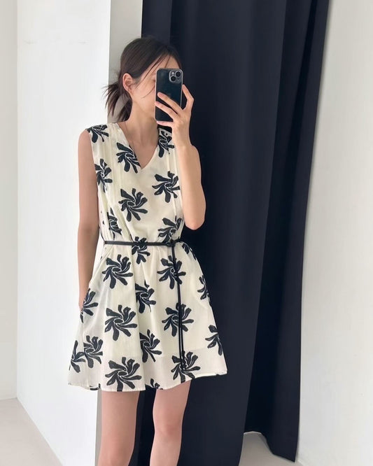 Printed Tank Dress