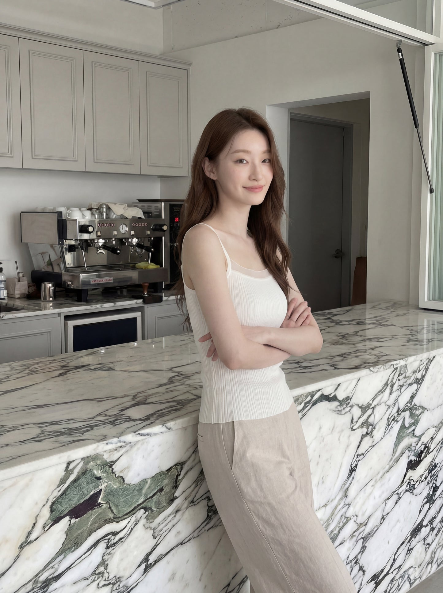 伴侶級胸杯棉吊帶背心