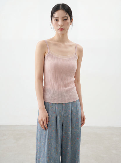 伴侶級胸杯棉吊帶背心