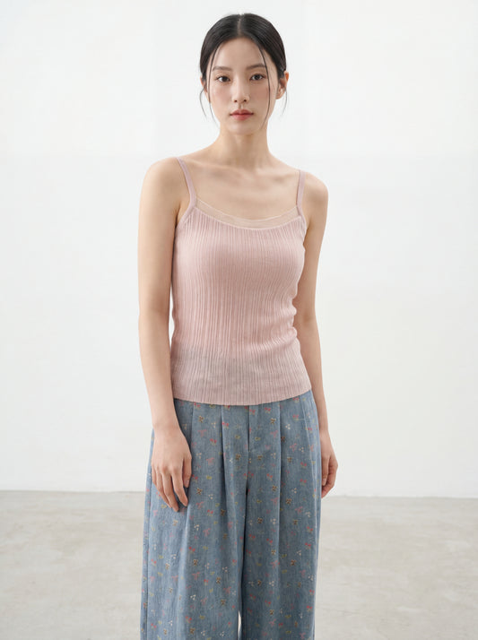 伴侶級胸杯棉吊帶背心