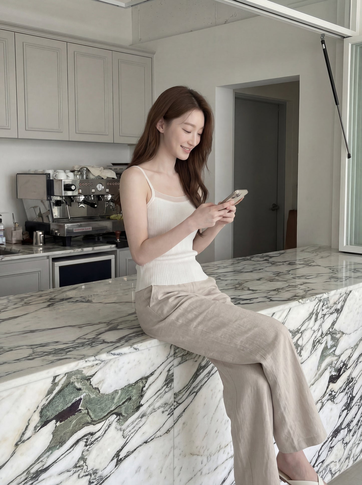 伴侶級胸杯棉吊帶背心