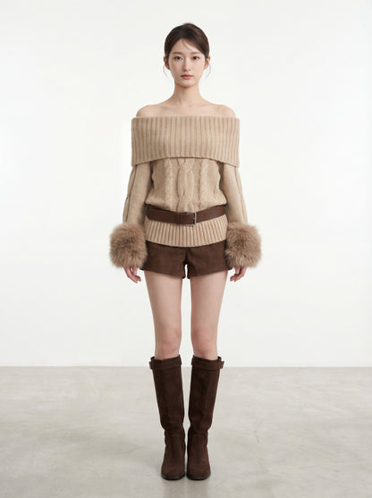 高領蝙蝠袖顯瘦斗篷