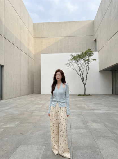 小精致假兩件背心針織小衫