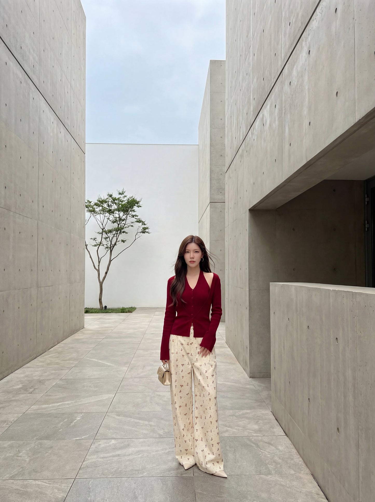 小精致假兩件背心針織小衫