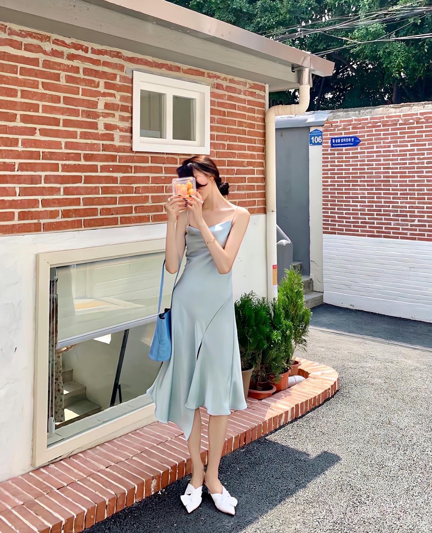 シルクワンピース