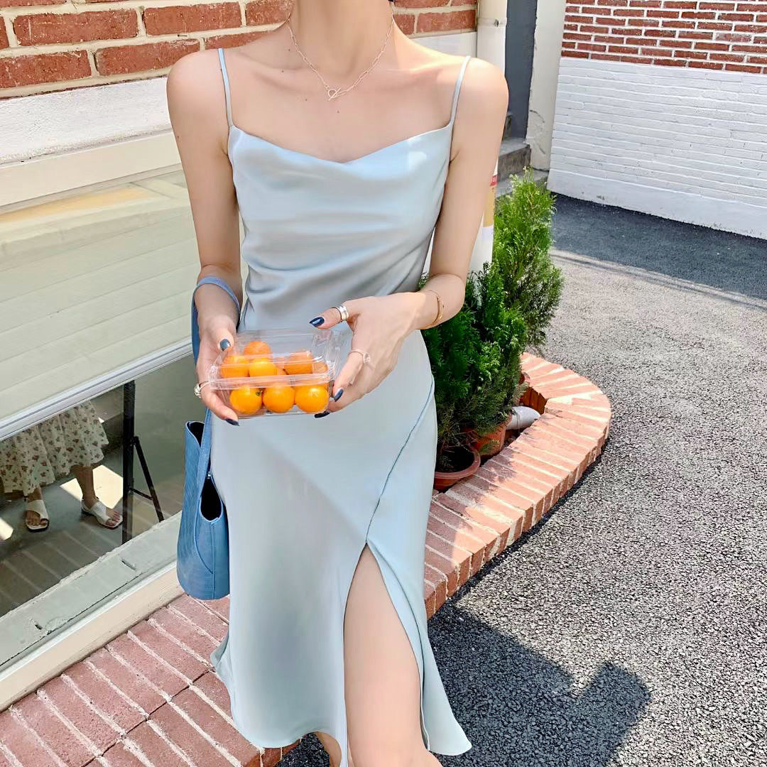 シルクワンピース