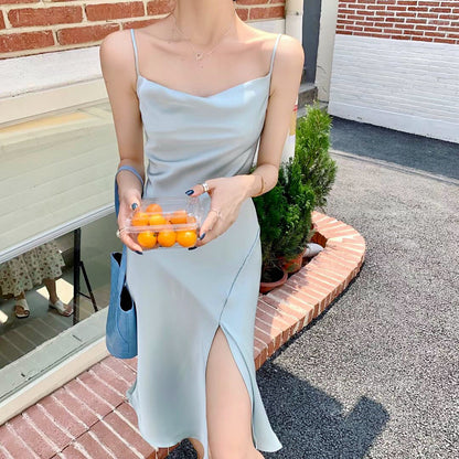 シルクワンピース