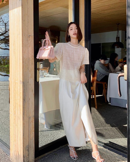 雪紡blingbling 亮片上衣