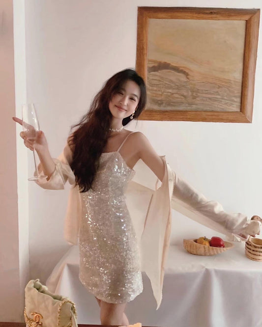 blingbling吊帶連身裙