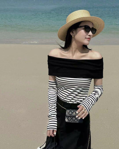 Off Shoulder袖套set