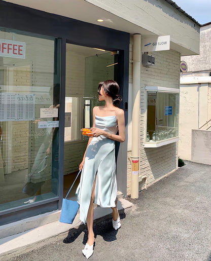 シルクワンピース