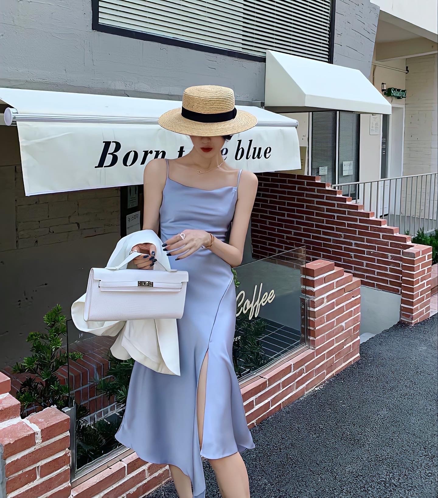 シルクワンピース