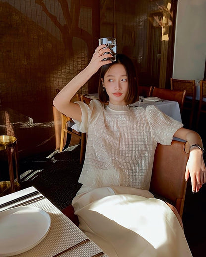 雪紡blingbling 亮片上衣